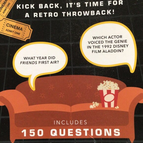 Nineties TV Film and Pop Culture Quiz Game (Ages 12+)  + Foozys sock dog edition - Picture 3 of 12